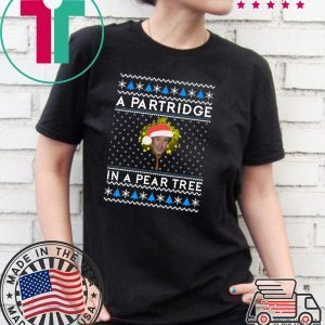 Alan Partridge In a pear tree Christmas T-Shirt