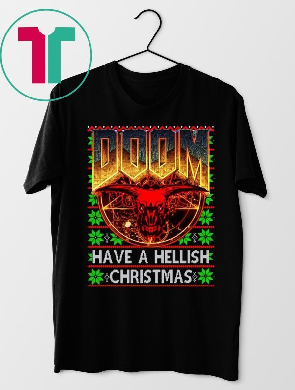 DOOM Have a Hellish Christmas Tee Shirt