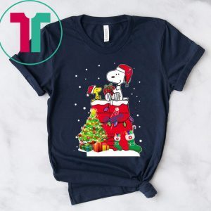 Los Angeles Dodgers Snoopy And Woodstock Christmas 2020 T-Shirt