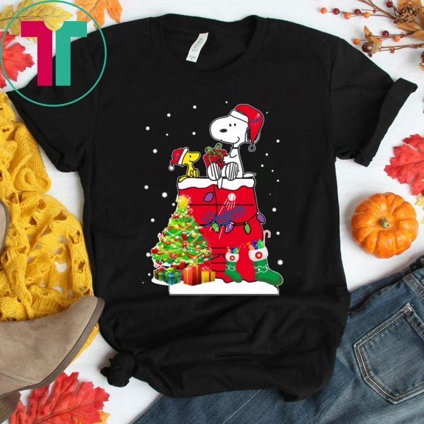 Los Angeles Dodgers Snoopy And Woodstock Christmas 2020 T-Shirt