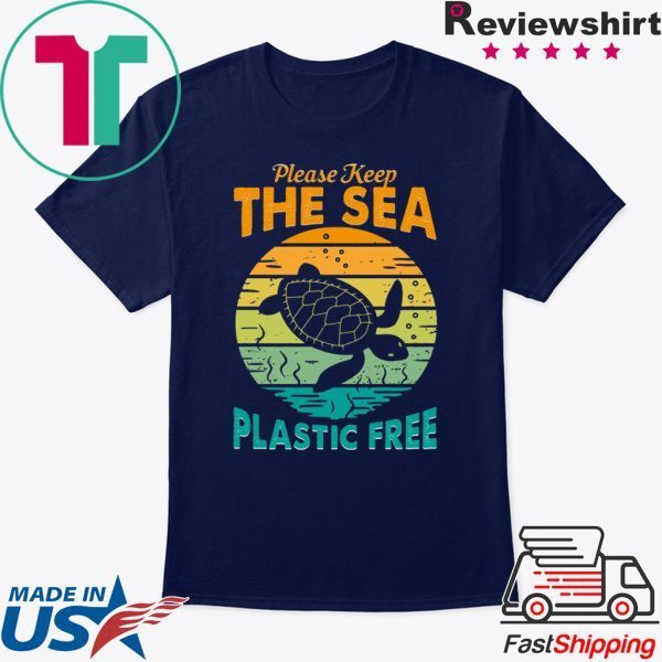 Please keep the sea plastic free tee shirt