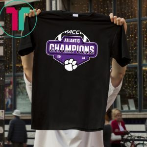 ACC Clemson Tigers Atlantic Champion 2019 Tee Shirt