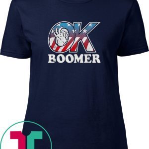 American flag ok boomer tee shirt