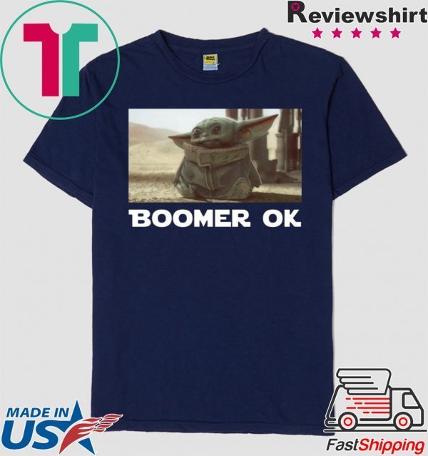 BABY YODA BOOMER OK T-SHIRT LIMITED EDITION