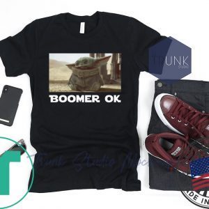 BABY YODA BOOMER OK T-SHIRT LIMITED EDITION