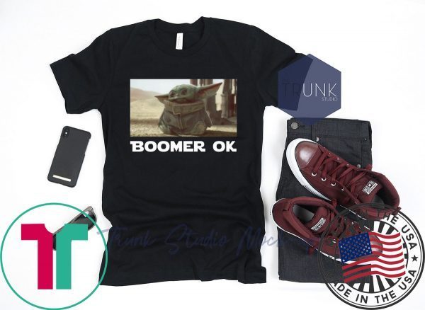 BABY YODA BOOMER OK T-SHIRT LIMITED EDITION