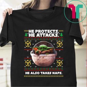 Hot Baby Yoda Christmas 2020 T-Shirt