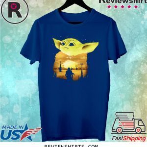 Baby Yoda Sunset T-Shirt