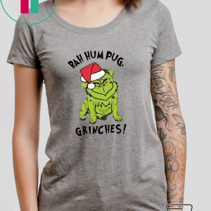 Bah Hum Pug Grinches Christmas Shirt