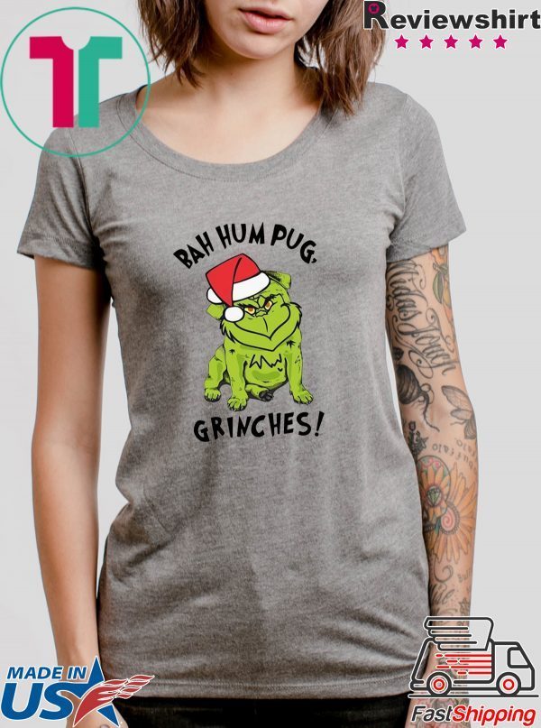 Bah Hum Pug Grinches Christmas Shirt