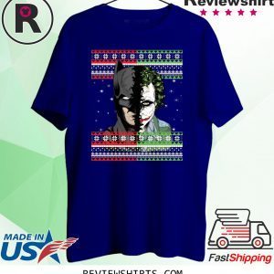 Batman Joker Christmas Xmas T-Shirt