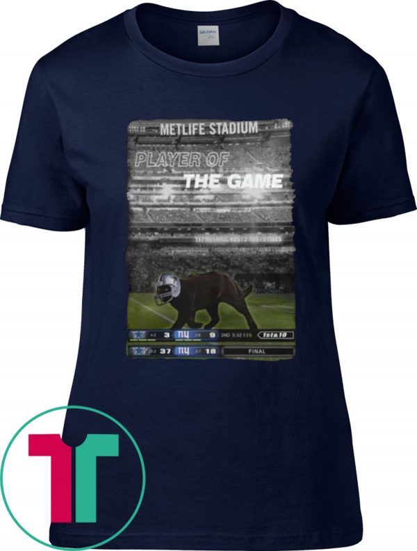 Black Cat Metlife Stadium Player of The Game Dallas Cowboys Shirt