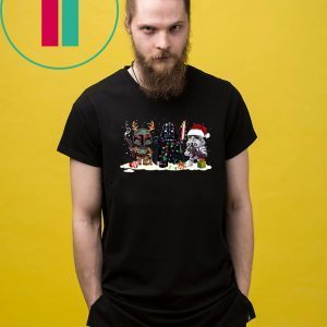 Boba fett darth vader and stormtroopers christmas shirt