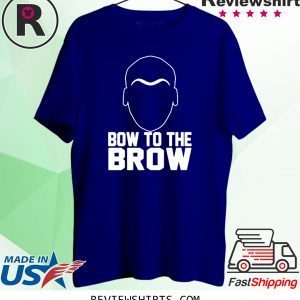 Bow To The Brow Anthony Davis Unibrow Tee Shirt