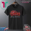 Buffalo Plaid Christmas Tree Red Truck T Shirt T-Shirt