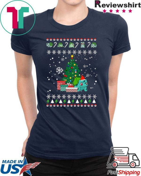 Bulbasaur Pokemon Ugly Christmas T-Shirt