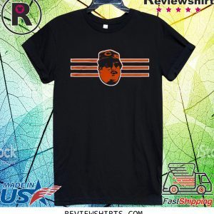 Chicago Bears Tee Shirt Chris Farley Face Head