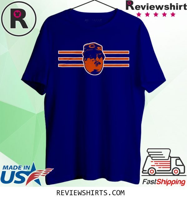 Chicago Bears Tee Shirt Chris Farley Face Head