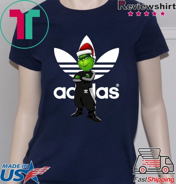 Christmas Santa Grinch Adidas Shirt