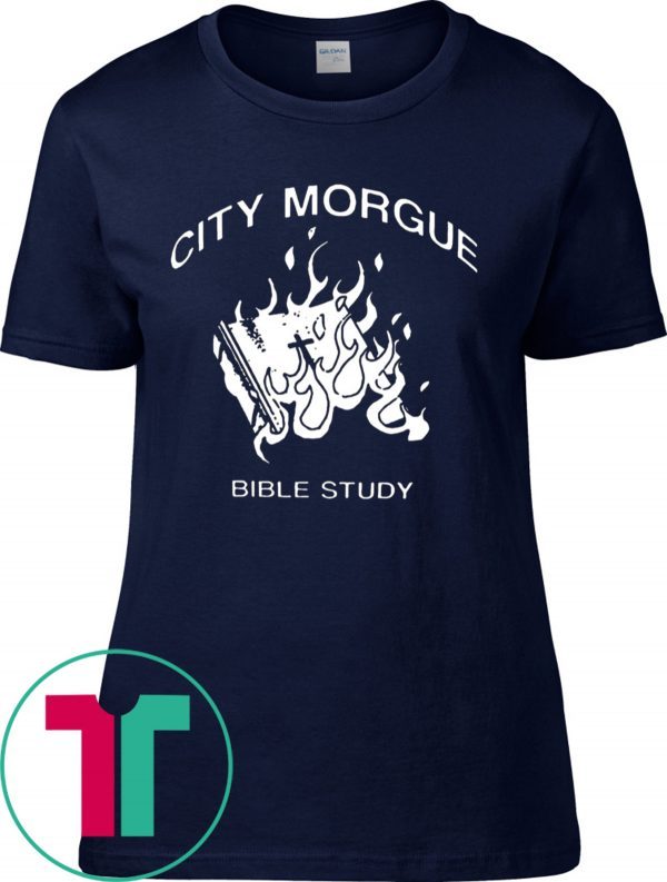 City Morgue Merch Books Burn Easy Black Tee Shirt