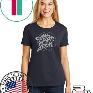Elton John Official Vintage Tour Logo 2020 T-Shirt