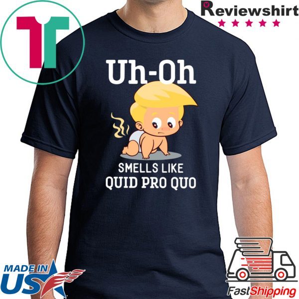 Funny Anti Trump Baby Quid Pro Quo Impeachment 2020 T-Shirt