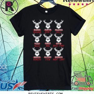 Funny Christmas Deer Bow Hunting Santa Men Women Hunter T-Shirt