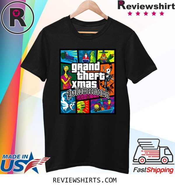 GRAND THEFT XMAS HALLOWEENTOWN TEE SHIRT