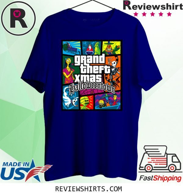 GRAND THEFT XMAS HALLOWEENTOWN TEE SHIRT