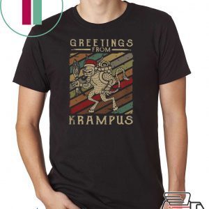 GREETINGS FROM KRAMPUS VINTAGE SHIRT