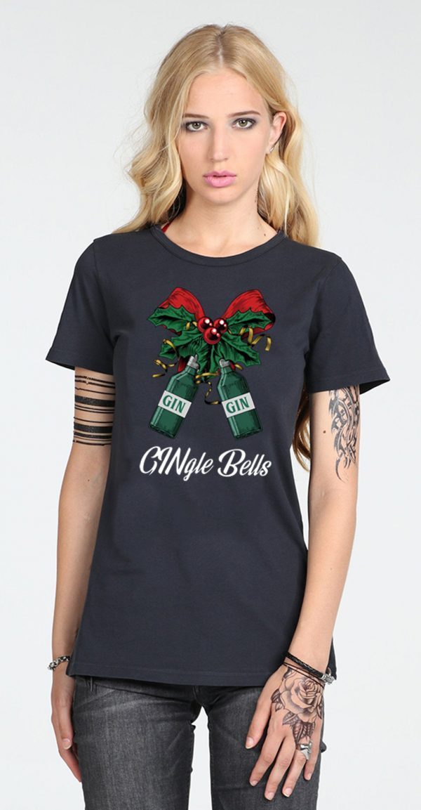 Gin Gingle Bells Christmas shirt