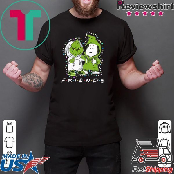 Grinch and Snoopy FRIENDS shirt
