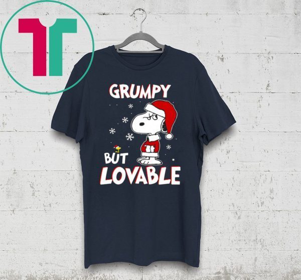 Grumpy But Lovable Snoopy Christmas 2020 Tee Shirt