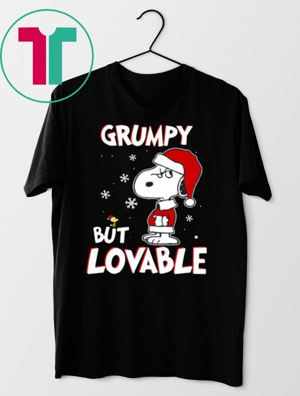 Grumpy But Lovable Snoopy Christmas 2020 Tee Shirt