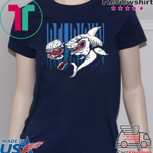 H20 delirious merch Burger Shark Tee Shirt