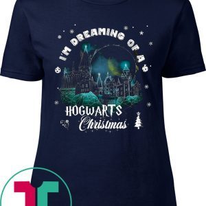 Harry Potter Christmas Sweatshirt I’m Dreaming Of A Hogwarts Christmas Tee Shirt