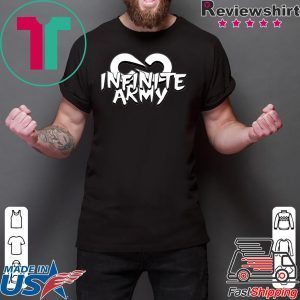 Infinite lists merch INFINITE LISTS INFINITE ARMY GARNET TEE Shirt