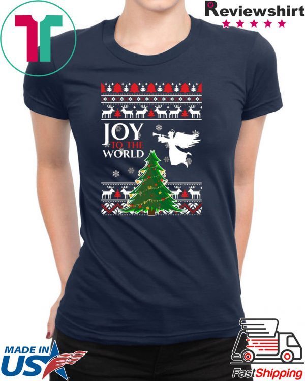 Joy to the world Christmas Tee Shirt
