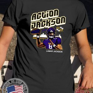 Lamar Jacksons Action Jackson Apparel Shirt T-Shirt