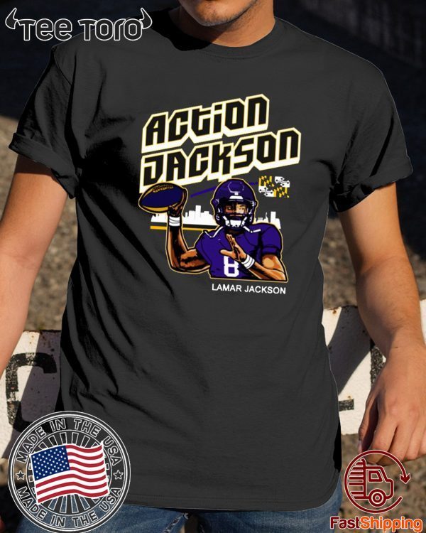 Lamar Jacksons Action Jackson Apparel Shirt T-Shirt