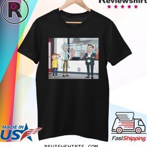 Let's Talk Over Here Tee Shirt Rick and Morty And Elon Musk