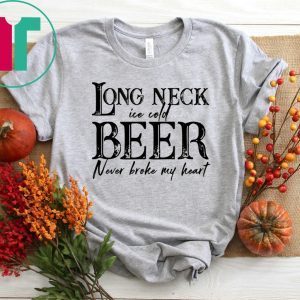 Long Neck Ice Cold Beer Tee Shirt