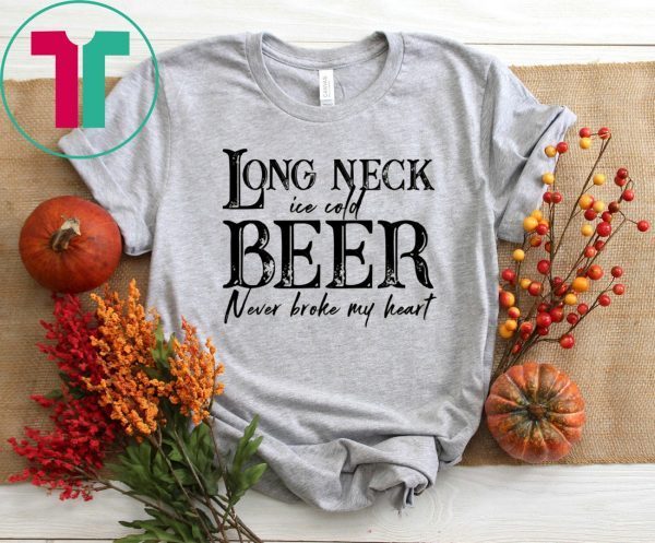 Long Neck Ice Cold Beer Tee Shirt