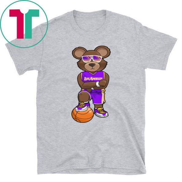 Los Angeles Bear Lifestyle Purple Tee Shirt Dwight Howard