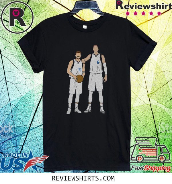 Luka Doncic and Kristaps Porzingis Dallas Mavericks Friends TV Show Tee Shirt