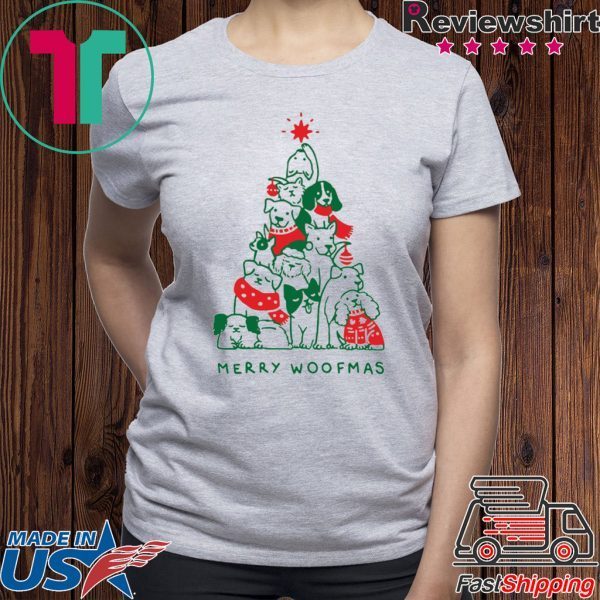 Merry woofmas T shirt