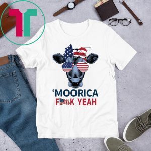 Moorica Fuck Yeah Funny Cow Tee Shirt