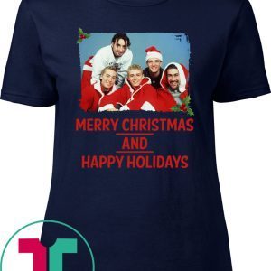 NSYNC Merry Christmas And Happy Holidays Tee Shirt