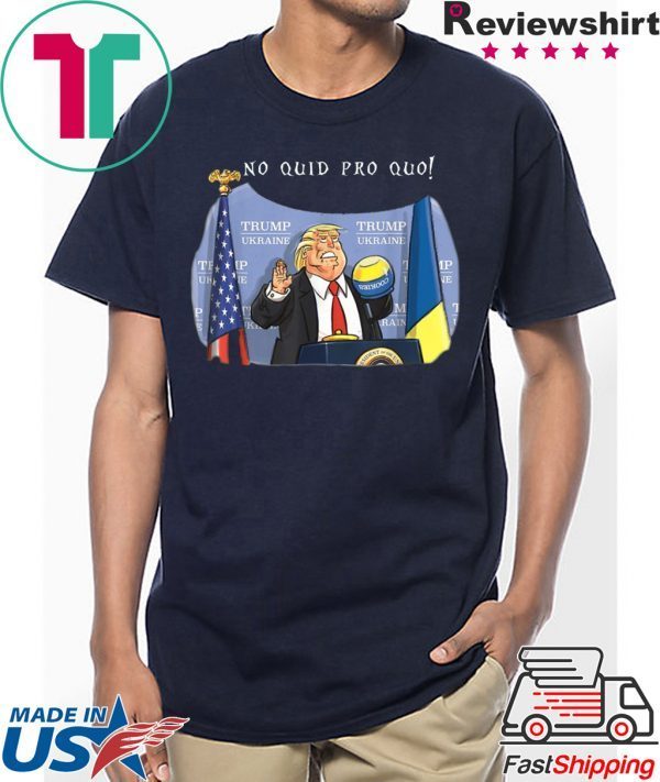 No Collusion No Quid Quo No Shit Pro Trump Republican Funny T-Shirt