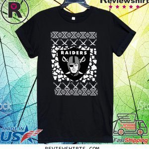 Oakland Raiders Christmas Tee Shirt
